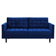 Tufted performance velvet sofa in navy by Modway additional picture 6