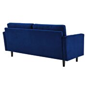 Tufted performance velvet sofa in navy by Modway additional picture 7