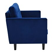 Tufted performance velvet sofa in navy by Modway additional picture 8