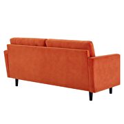 Tufted performance velvet sofa in orange by Modway additional picture 7
