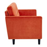 Tufted performance velvet sofa in orange by Modway additional picture 8