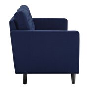 Tufted fabric sofa in royal blue by Modway additional picture 8