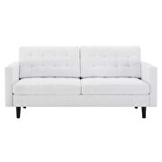 Tufted fabric sofa in white by Modway additional picture 6