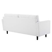 Tufted fabric sofa in white by Modway additional picture 7