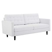 Tufted fabric sofa in white by Modway additional picture 9