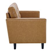 Tufted vegan leather sofa in tan by Modway additional picture 8