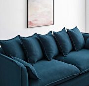Slipcover fabric sofa in azure by Modway additional picture 12