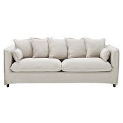 Slipcover fabric sofa in beige by Modway additional picture 7