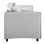 Slipcover fabric sofa in light gray by Modway additional picture 9