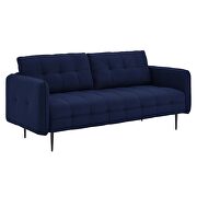 Tufted fabric sofa in royal blue by Modway additional picture 10