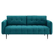 Tufted fabric sofa in teal by Modway additional picture 7
