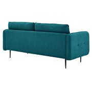 Tufted fabric sofa in teal by Modway additional picture 8