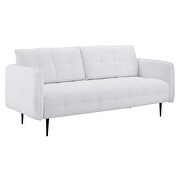 Tufted fabric sofa in white by Modway additional picture 10