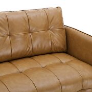 Tufted vegan leather upholstery sofa in tan by Modway additional picture 7