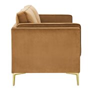 Performance velvet sofa in cognac by Modway additional picture 7