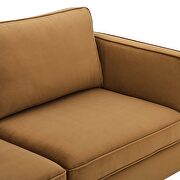 Performance velvet sofa in cognac by Modway additional picture 9