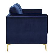 Performance velvet sofa in midnight blue by Modway additional picture 7