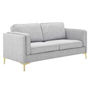 Light gray soft polyester fabric sofa by Modway additional picture 8