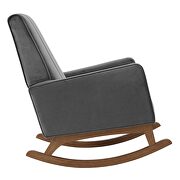 Performance velvet rocking chair in gray by Modway additional picture 7