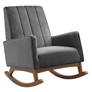 Performance velvet rocking chair in gray by Modway additional picture 8