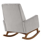 Performance velvet rocking chair in light gray by Modway additional picture 6
