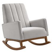 Performance velvet rocking chair in light gray by Modway additional picture 8
