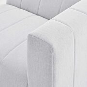 Ivory finish upholstered fabric 2-piece loveseat by Modway additional picture 6