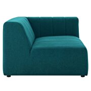 Teal finish upholstered fabric 2-piece loveseat by Modway additional picture 4