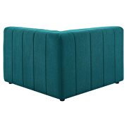 Teal finish upholstered fabric 2-piece loveseat by Modway additional picture 5