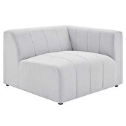 Ivory finish upholstered fabric 3-piece sofa by Modway additional picture 3