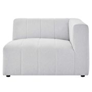 Ivory finish upholstered fabric 4-piece sectional sofa by Modway additional picture 6