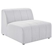 Ivory finish upholstered fabric 4-piece sectional sofa by Modway additional picture 8