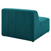Teal finish upholstered fabric 4-piece sectional sofa by Modway additional picture 10