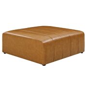 Tan finish vegan leather 4-piece sectional sofa by Modway additional picture 11