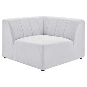 Ivory finish soft polyester fabric upholstery 4-piece sectional sofa by Modway additional picture 11