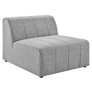 Light gray finish soft polyester fabric upholstery 4-piece sectional sofa by Modway additional picture 8