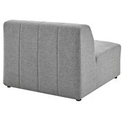Light gray finish soft polyester fabric upholstery 4-piece sectional sofa by Modway additional picture 10