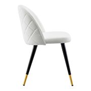 Upholstered fabric dining chairs - set of 2 in white by Modway additional picture 6