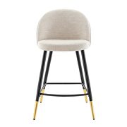 Fabric counter stools - set of 2 in beige by Modway additional picture 5