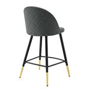 Fabric counter stools - set of 2 in gray by Modway additional picture 7