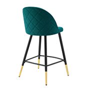 Fabric counter stools - set of 2 in teal by Modway additional picture 6