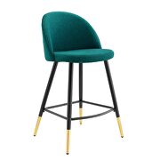 Fabric counter stools - set of 2 in teal by Modway additional picture 9