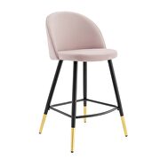 Performance velvet counter stools - set of 2 in pink by Modway additional picture 9