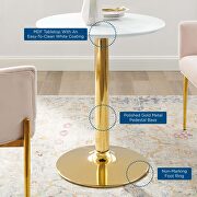 Dining table in gold white additional photo 3 of 5