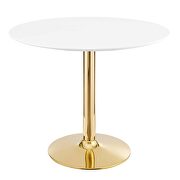 Dining table in gold white by Modway additional picture 6