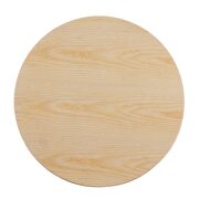 Dining table in gold natural by Modway additional picture 5