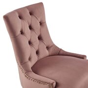 Tufted performance velvet office chair in dusty rose by Modway additional picture 7