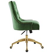 Tufted performance velvet office chair in emerald by Modway additional picture 3