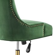Tufted performance velvet office chair in emerald by Modway additional picture 6