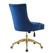 Tufted performance velvet office chair in navy by Modway additional picture 4
